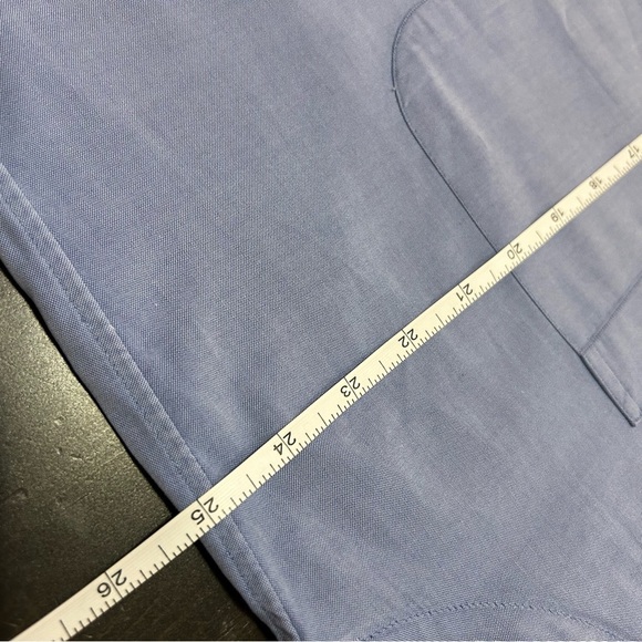 Gitman Bros. For Norman Stockton Inc. Men’s Button Down Shirt Blue Size 16/35 - Picture 5 of 7